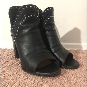 Studded Black Boots